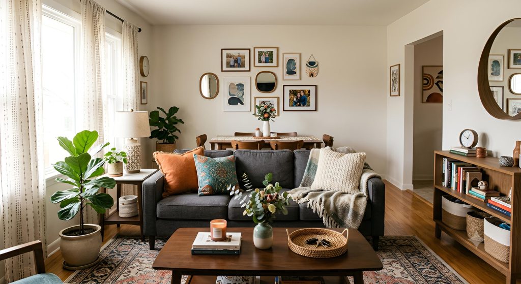 Beautifully decorated room showing why home decor items are needed